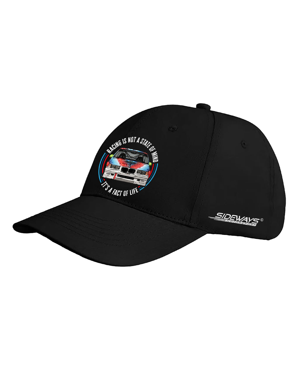 SIDEWAYS Motorsport Cap | Unisex | Motorsport Collection | schwarz