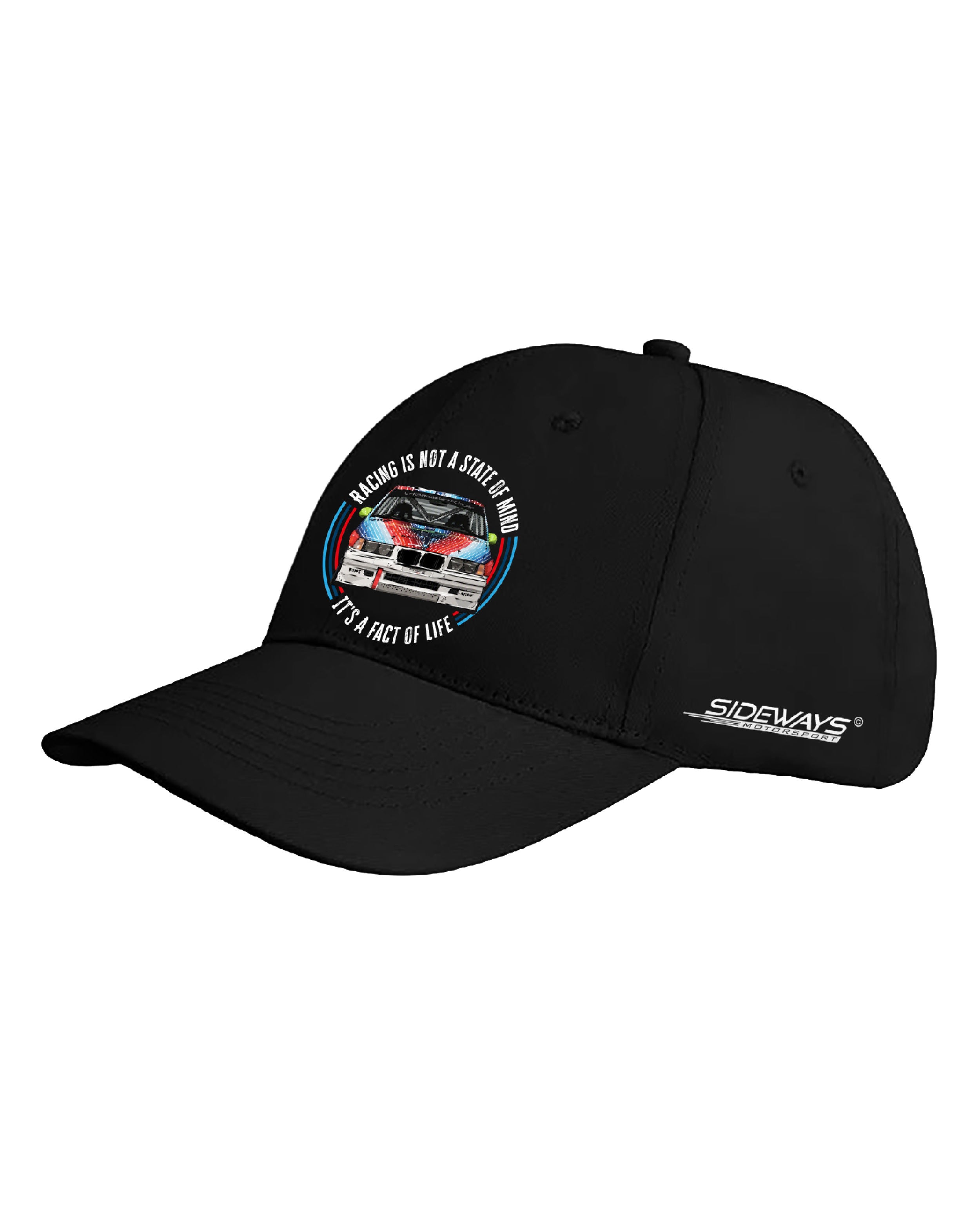 SIDEWAYS Motorsport Cap | Unisex | Motorsport Collection | schwarz